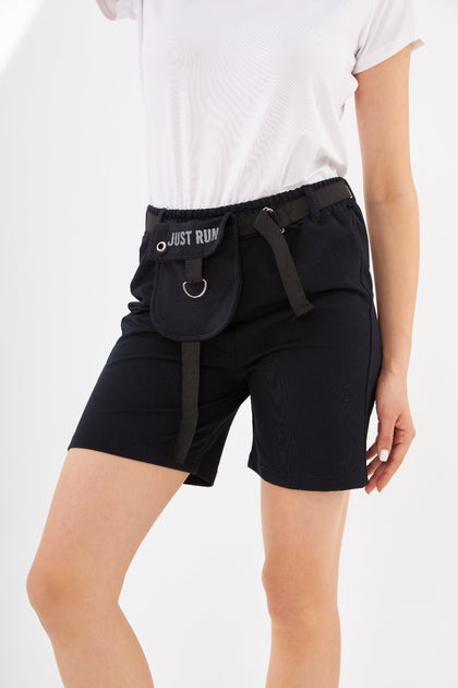 Pocket Belt Detail Shorts MEUAWS37