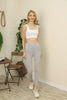 Soft Finish Lining Textured Active Yoga Pants MEUAYP4