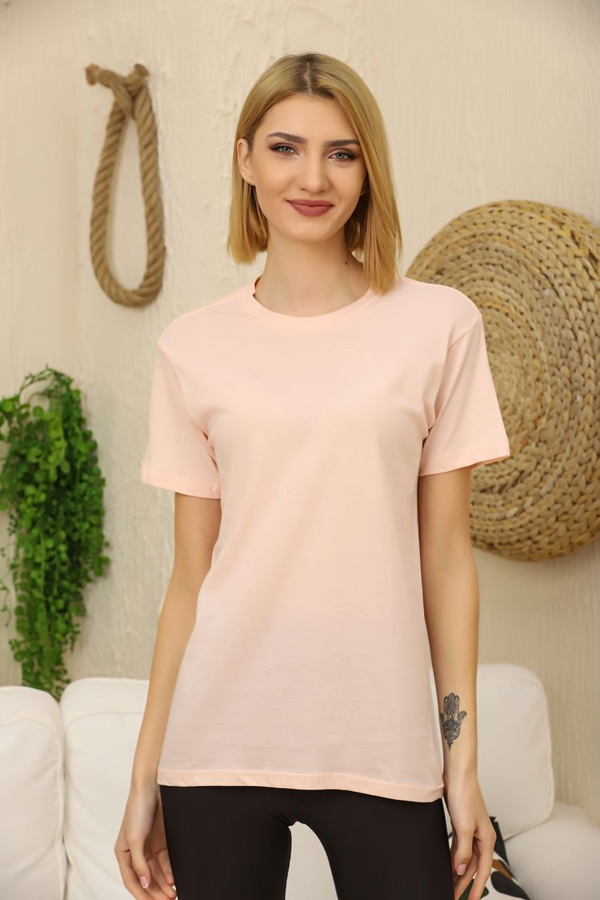 Womens Plain Cotton Rich T-Shirt MWUTS4