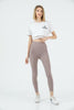 Soft Finish Lining Textured Active Yoga Pants MEUAYP23