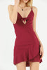 Womens Ruffle Detail Sleeveless Dress MEUWD6