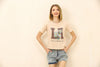 Womens Printed Cotton T-Shirt MWUTS16