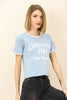 Womens Printed Ringer Cotton T-Shirt MWUTS23