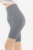 Soft Finish Detail Active Wear Shorts MEUAWS79