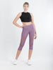 Mesh Panel Cropped Active Yoga Pants MEUAYP50