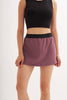 Skirt Striped Detail Active Wear Shorts MEUAWS99