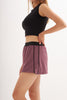 Skirt Striped Detail Active Wear Shorts MEUAWS99
