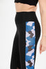 Printed Mesh Detail Active Yoga Pants MEUAYP68